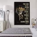 For God Hath Not Given Us The Spirit Of Fear 2 Timothy 17 Canvas Print