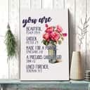 You Are Who God Says You Are Bible Verses Canvas Print