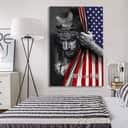 Patriotic Christian Faith Over Fear Jesus Christ American Flag Canvas Print Patriotic Christian Faith Over Fear Jesus Christ American Flag Canvas Print