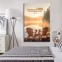 Psalm 377 Be Still Before The Lord Canvas Print