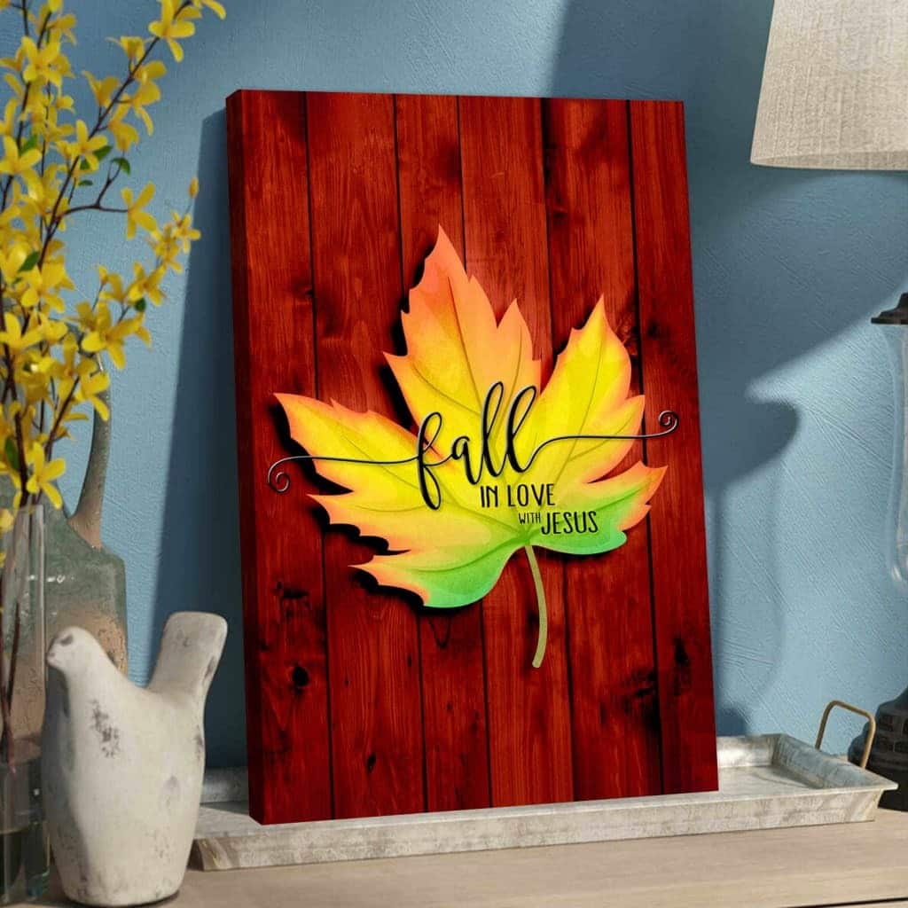 Fall In Love With Jesus Christian Believers Canvas Print Fall In Love With Jesus Christian Believers Canvas Print