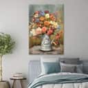 The Joy Of The Lord Is Your Strength Nehemiah 810 Flowers Butterfly Canvas Print
