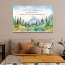 Seek First The Kingdom Of God Matthew 633 KJV Canvas Wall Art