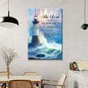 Psalm 182 The Lord Is My Rock My Fortress And My Deliverer Lighthouse Canvas Print