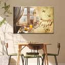 Christian Simply Blessed Canvas Wall Art Butterfly Window Peace And Happiness Christian Simply Blessed Canvas Wall Art Butterfly Window Peace And Happiness