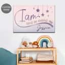 Fearfully And Wonderfully Made Psalm 13914 With Custom Name Christian Canvas Wall Art