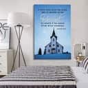 I Will Call Upon The Lord Country Church Christian Canvas Print