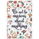 Phil 4:6 Do Not Be Anxious About Anything Christian Canvas Print Phil 4:6 Do Not Be Anxious About Anything Christian Canvas Print