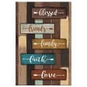 Blessed Friends Family Faith Love Christian Canvas Print