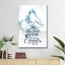 Mountain Be Still And Know That I Am God Psalm 46:10 Christian Canvas Print
