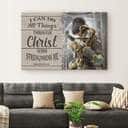 Christian Warrior, Philippians 4:13 I Can Do All Things Through Christ Canvas Wall Art Christian Warrior, Philippians 4:13 I Can Do All Things Through Christ Canvas Wall Art