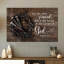 Bible Verse For All Have Sinned KJV Romans 3:23 Canvas Wall Art