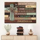 Do Not Be Anxious About Anything Philippians 4:6 Canvas Wall Art Do Not Be Anxious About Anything Philippians 4:6 Canvas Wall Art