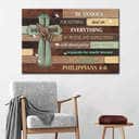 Do Not Be Anxious About Anything Philippians 4:6 Canvas Wall Art