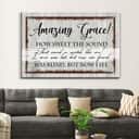 Amazing Grace How Sweet The Sound Canvas Wall Art