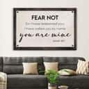 Fear Not For I Have Redeemed You Isaiah 43:1 Canvas Wall Art