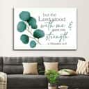 2 Timothy 4:17 But The Lord Stood With Me And Gave Me Strength Canvas Wall Art