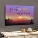 Give It To God And Go To Sleep, Mountain Sunset Canvas Wall Art Give It To God And Go To Sleep, Mountain Sunset Canvas Wall Art