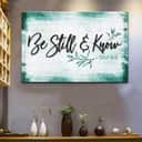 Be Still And Know Psalm 46:10 Christian Bible Verse Canvas Wall Art Be Still And Know Psalm 46:10 Christian Bible Verse Canvas Wall Art