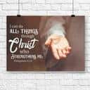 I Can Do All Thing Through Christ Who Strengthens Me God Hand Canvas Wall Art I Can Do All Thing Through Christ Who Strengthens Me God Hand Canvas Wall Art