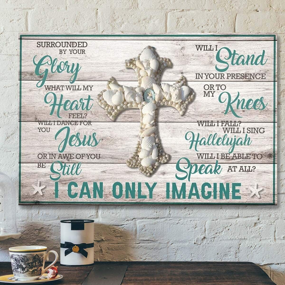 Glory Heart Jesus Christian I Can Only Imagine Canvas Wall Art Glory Heart Jesus Christian I Can Only Imagine Canvas Wall Art