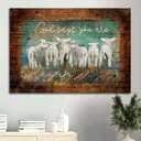 Adorable Baby Lambs God Says You Are Unique Canvas Wall Art