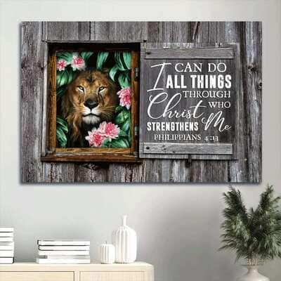 I Can Do All Things Through Christ Who Strengthens Me Canvas Wall Art