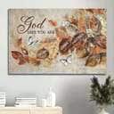Autumn Leaves God Says You Are Canvas Wall Art Autumn Leaves God Says You Are Canvas Wall Art