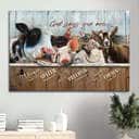 Dairy Cow God Says You Are Canvas Wall Art
