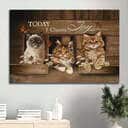 Cute Cat Pretty Daisy James 1:2 Today I Choose Joy Canvas Wall Art Cute Cat Pretty Daisy James 1:2 Today I Choose Joy Canvas Wall Art