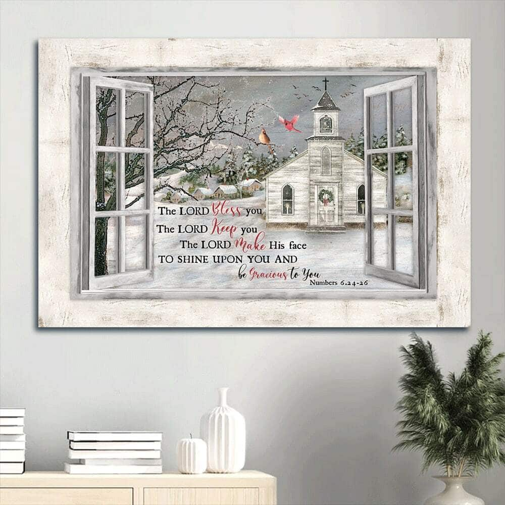 The Lord Bless You And Keep You Canvas Wall Art