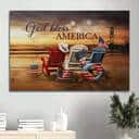 God Bless America Canvas Wall Art God Bless America Canvas Wall Art
