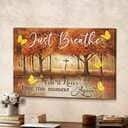 Christian Just Breathe Canvas Wall Art You Will Never Live This Moment Again Christian Just Breathe Canvas Wall Art You Will Never Live This Moment Again