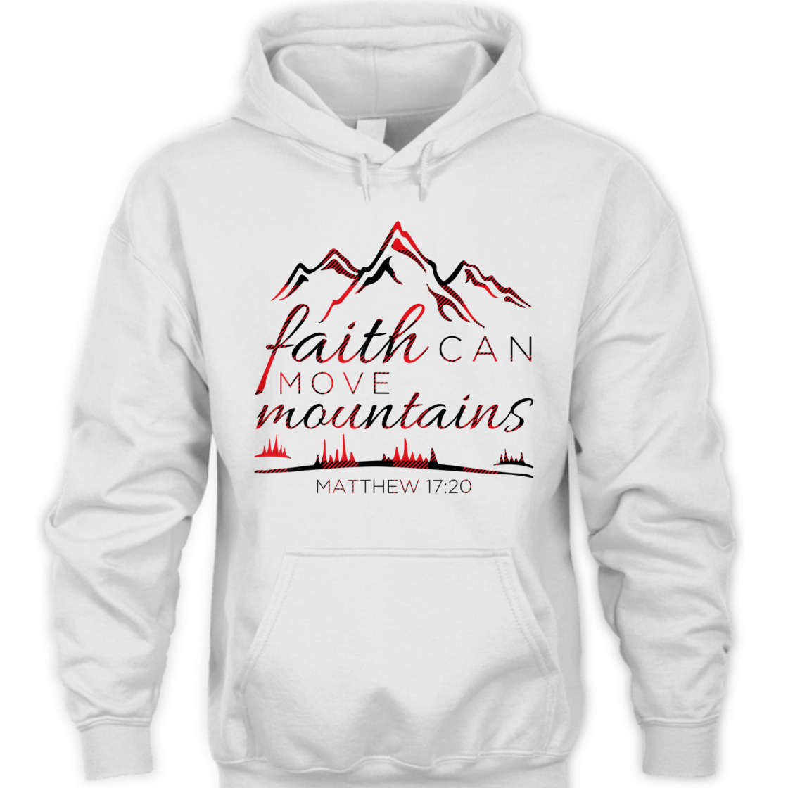 Faith Can Move Mountains Religious Bible Verse T-Shirt Faith Can Move Mountains Religious Bible Verse T-Shirt