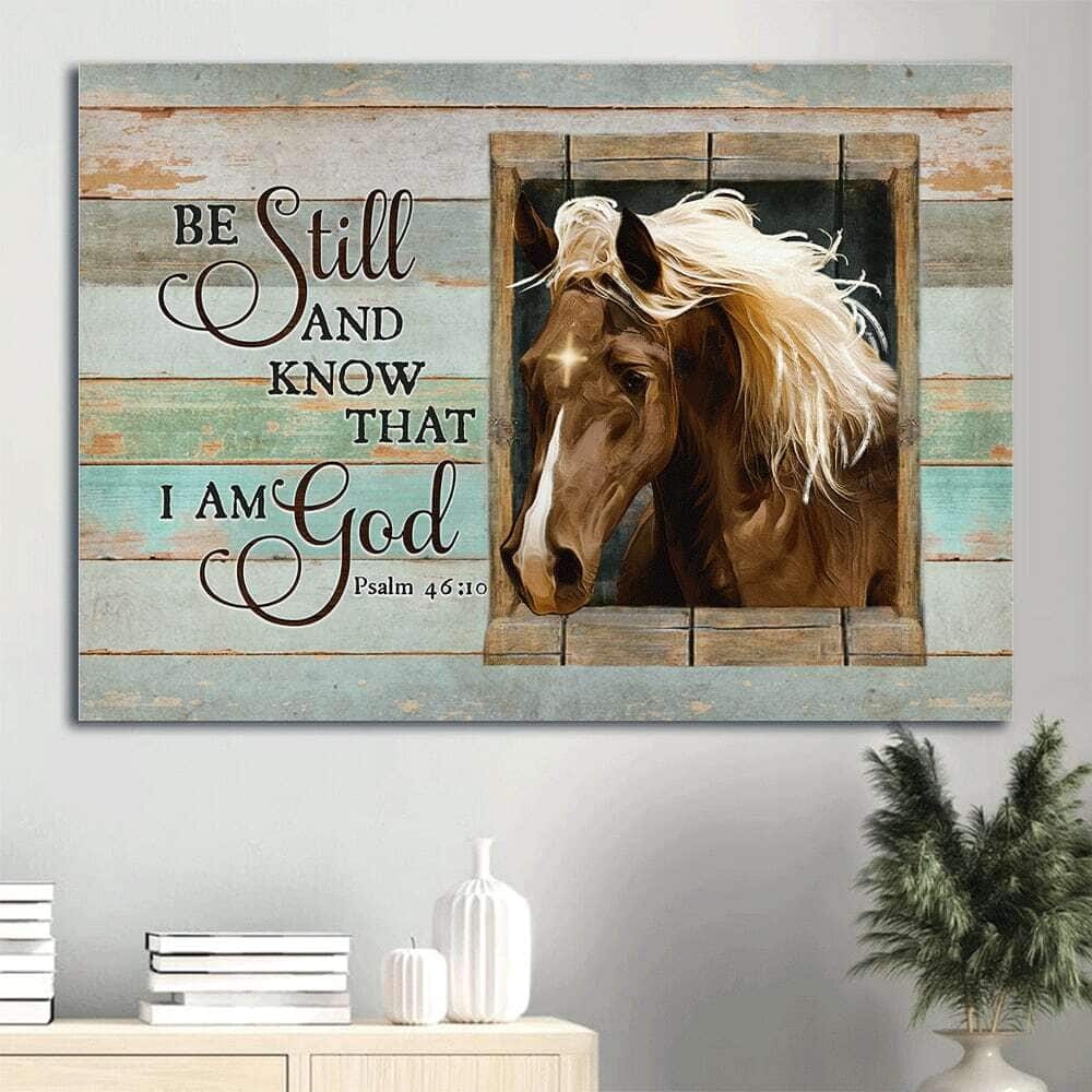 Vintage Be Still And Know That I Am God Canvas Wall Art Vintage Be Still And Know That I Am God Canvas Wall Art
