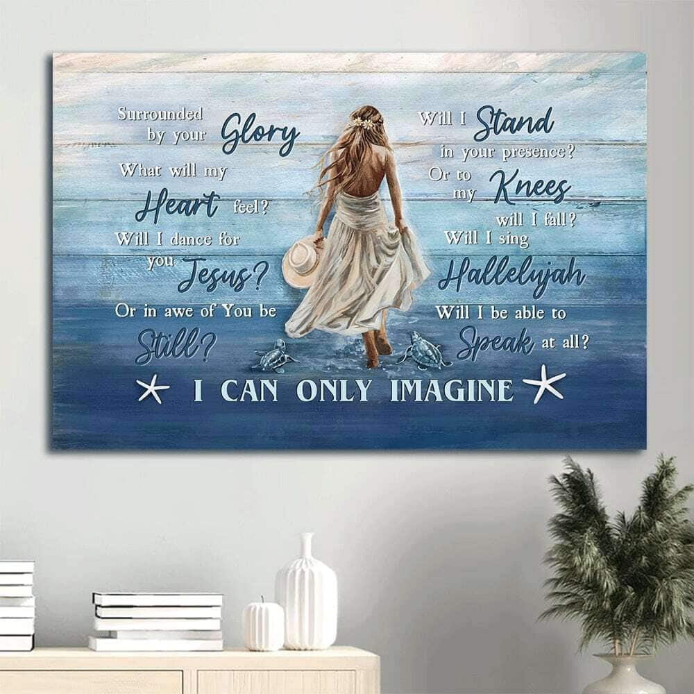 Beautiful Girl I Can Only Imagine Canvas Wall Art