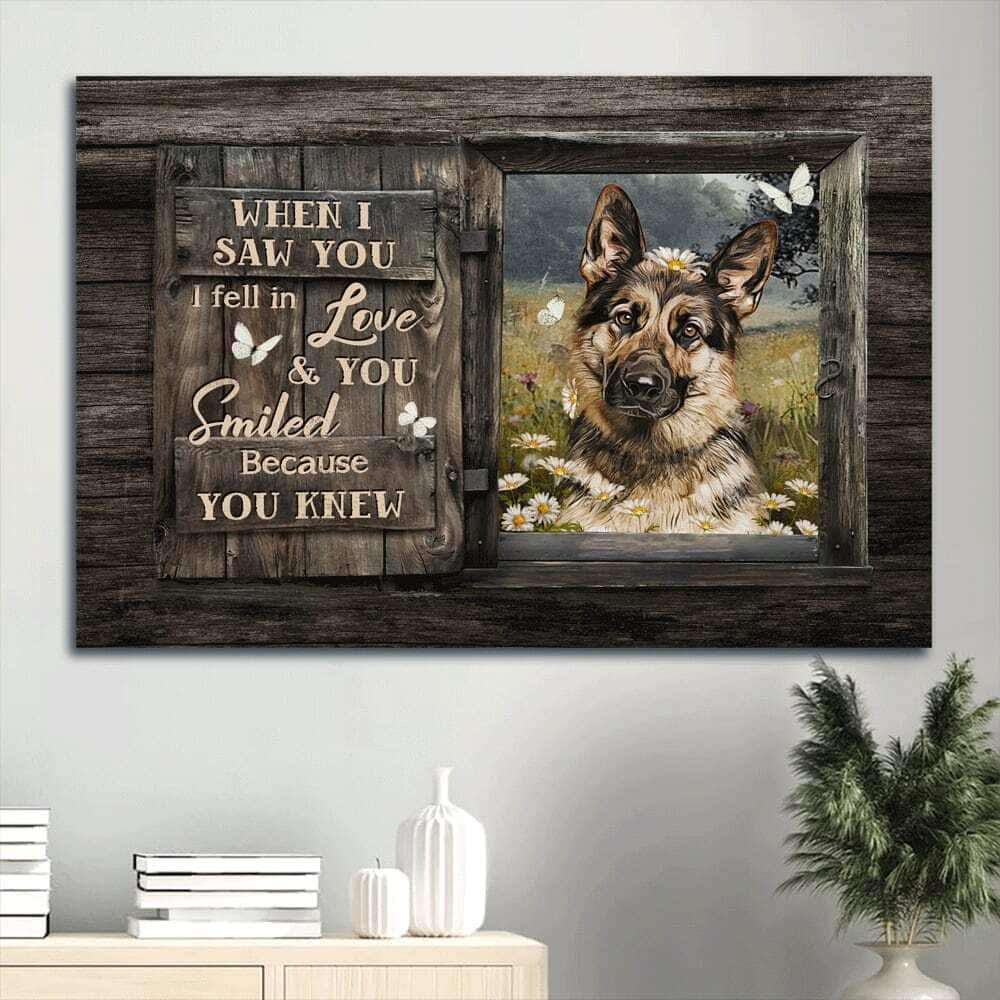 When I Saw You I Fell In Love Canvas Wall Art