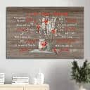 Cardinal Briar Flower Vase I Can Only Imagine Canvas Wall Art