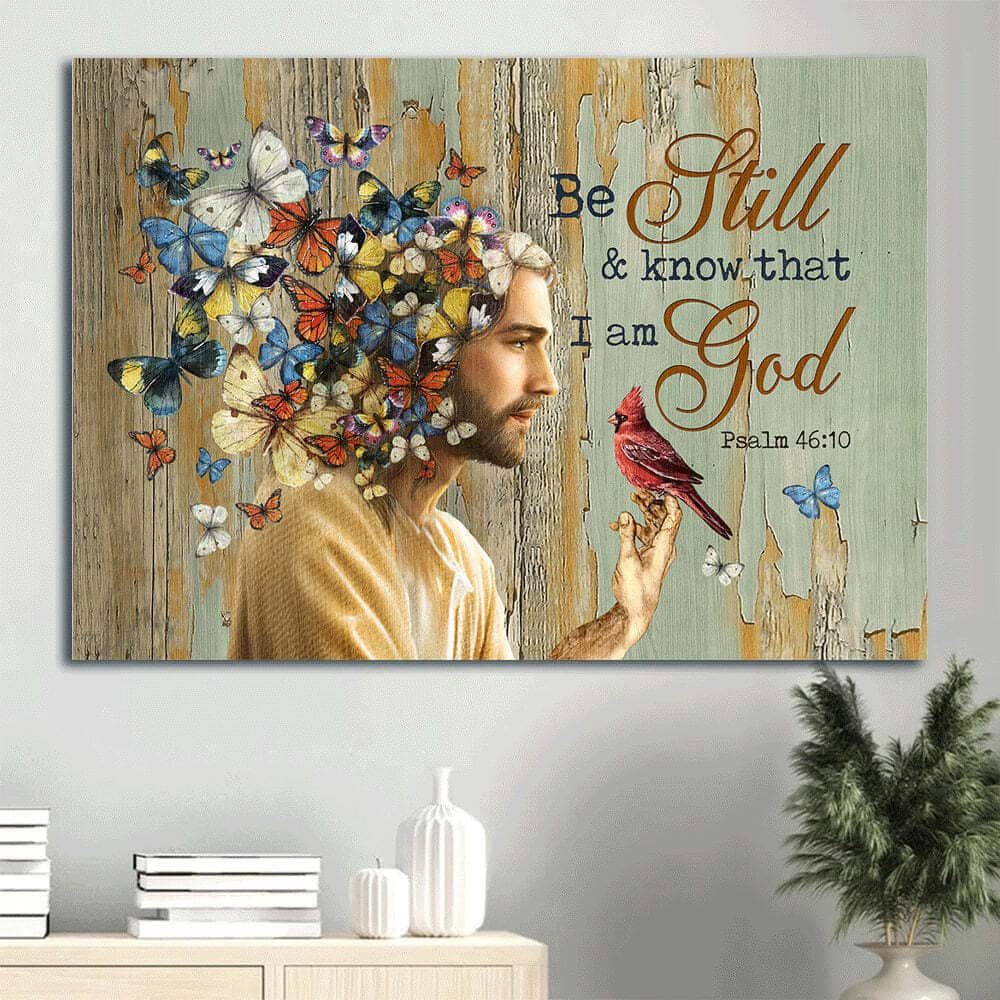 Face Of Jesus Be Still And Know That I Am God Canvas Wall Art Face Of Jesus Be Still And Know That I Am God Canvas Wall Art