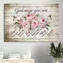 Christian Bible Verse God Says You Are Canvas Wall Art Christian Bible Verse God Says You Are Canvas Wall Art