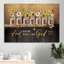 Bible Verse Sunflower Be Still And Know That I Am God Canvas Wall Art Bible Verse Sunflower Be Still And Know That I Am God Canvas Wall Art