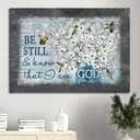 Bible Verse Hummingbird Be Still & Know That I Am God Canvas Wall Art Bible Verse Hummingbird Be Still & Know That I Am God Canvas Wall Art
