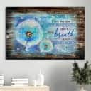 Blue Butterfly Dandelion Every Day Is A New Beginning Canvas Wall Art Blue Butterfly Dandelion Every Day Is A New Beginning Canvas Wall Art