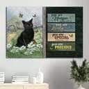 Black Cat You Are Unique Bible Verse Canvas Wall Art Black Cat You Are Unique Bible Verse Canvas Wall Art