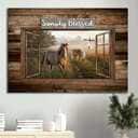 Christian Canvas Wall Art Horses Simply Blessed Christian Canvas Wall Art Horses Simply Blessed