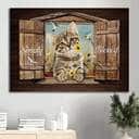 Christian Simply Blessed Canvas Wall Art Cute Cat Christian Simply Blessed Canvas Wall Art Cute Cat