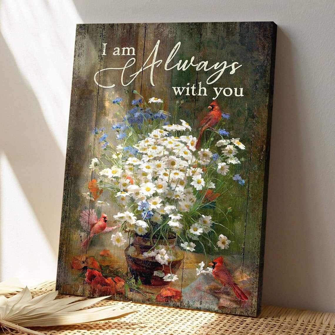 Christian Canvas Print I Am Always With You Christian Canvas Print I Am Always With You