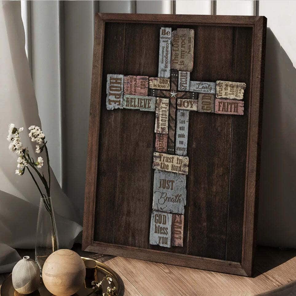 Cross Jesus Symbol Trust In The Lord Canvas Print Cross Jesus Symbol Trust In The Lord Canvas Print