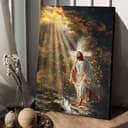 Halo Painting Jesus Walking On Water Canvas Print Halo Painting Jesus Walking On Water Canvas Print