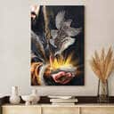 A Bird On His Hand Jesus Canvas Print A Bird On His Hand Jesus Canvas Print